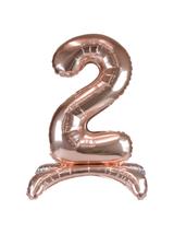 Balon foliowy cyferka XXL stojący nr 2