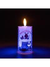 Świeca LED - błyszcząca