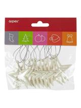 Zestaw zawieszek - ozdobne gwiazdki (12 szt.)