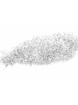 Brokat sypki srebrny