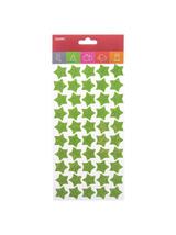 Naklejki brokatowe z pianki zielony