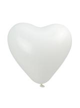 Balony serca białe (25 szt.) PROMOCJA