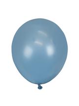 Balony pastelowe jednokolorowe zgaszony niebieski (10 szt.)