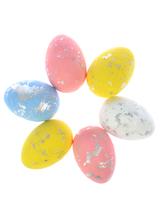 Pisanki posrebrzane (6 szt.)