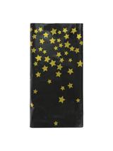 Obrus złote gwiazdki - czarny