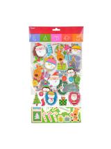 Świąteczny zestaw naklejek