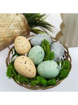 Dekoracyjne jajka z zawieszką (6 szt.)