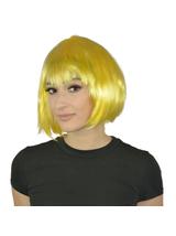 Peruka bob żółta