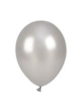 Balony metalizowane 10" srebrne nr 076 (100 szt.)
