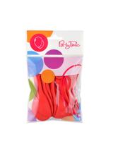 Balony pastelowe jednokolorowe czerwone (10 szt.)