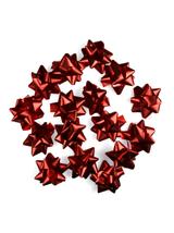 Kokardki samoprzylepne (16 szt.) czerwone