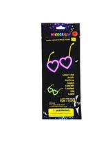 Okulary serca Glow stick