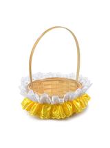 Kolorowa serwetka zdobiąca koszyczek