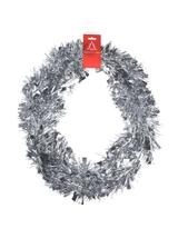 Łańcuch z grubym włosem srebrny