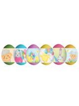 Pastelowe pisanki - zestaw owijek (6 szt.)