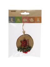 Drewniana zawieszka - kratka