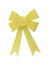 Kokarda brokatowa duża żółta