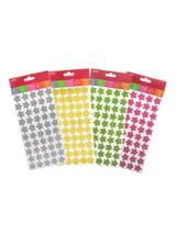 Naklejki brokatowe z pianki złoty