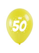 Balony jubileuszowe - 50 (3 szt.)