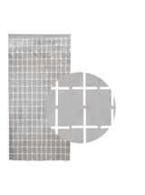 Fotościanka party - srebrne kwadraty