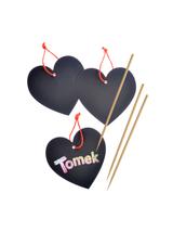 Serduszka zawieszki - zdrapka (3 szt.)