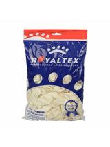 Balony metalizowane 10'' białe (100 szt.)