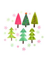 Świąteczne naklejki dekoracyjne 3D (24 szt.)