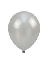 Balony metalizowane 12'' srebrne (100 szt.)
