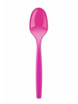 Łyżki plastikowe w soczystych kolorach (6 szt.)