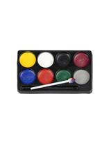 Kolorowe farby do malowania twarzy