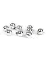 Bombki mini (9 szt.) srebrne