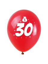 Balony jubileuszowe - 30 (3 szt.)