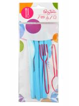 Noże plastikowe w soczystych kolorach (6 szt.)