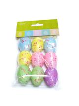 Pisanki brokatowe (9 szt.)