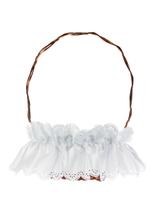 Serwetka atłasowa zdobiąca koszyczek