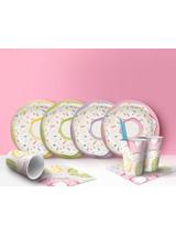 Kubki papierowe - Pączki (8 szt.)