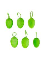 Dekoracyjne jajeczka flokowane małe (6 szt.)