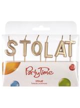 Świeczki urodzinowe napis "Sto lat"