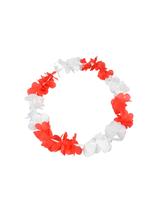 Naszyjnik hawajski "Biało-Czerwoni"