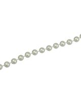 Łańcuch perełki 8mm perłowy biały