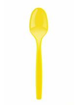 Łyżki plastikowe w soczystych kolorach (6 szt.)