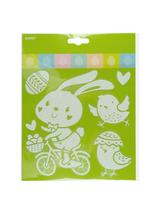 Ażurowe naklejki z brokatem