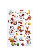 Naklejki - wesoły Mikołaj