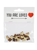 Drewniane serduszka mini (24 szt.)