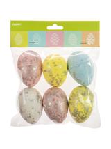 Pisanki posrebrzane (6 szt.)