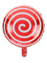 Balon foliowy lizak czerwony