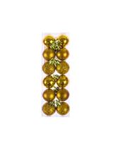 Bombki mini (12 szt.) złote