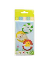 Zestaw do zdobienia pisanek (barwniki 3 szt., papierowy arkusz z postaciami)