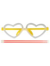 Okulary serca Glow stick