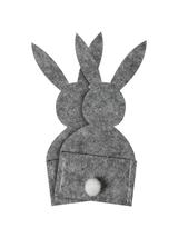 Filcowe etui na sztućce - zajączki (2 szt.)